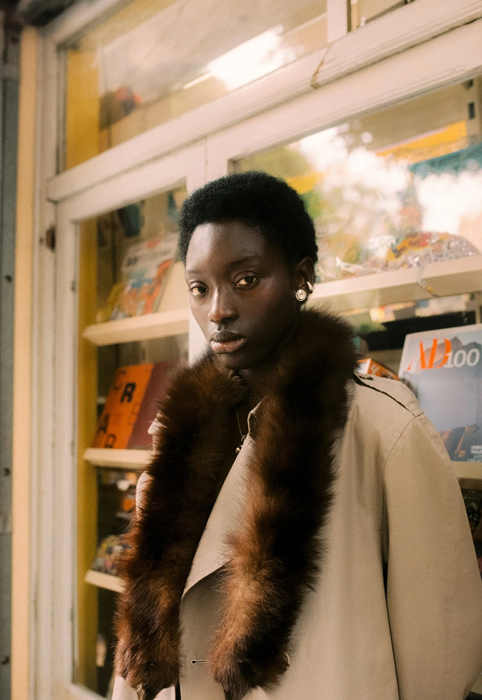 Fatou — primer plano beauty editorial